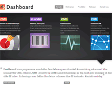 Tablet Screenshot of dashboard.no